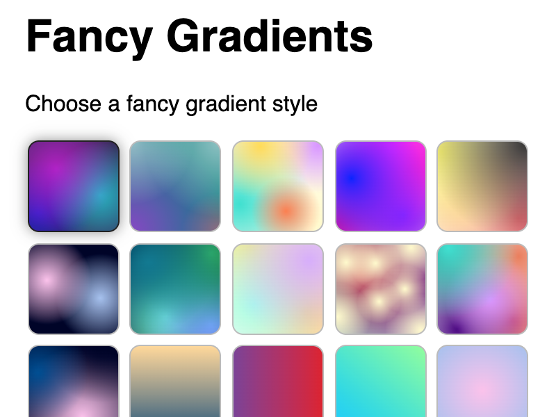 Fancy Gradients Thumbnail